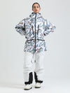 Combinaison de ski multifonctionnelle Gsou Snow pour femme, résistante et performante.