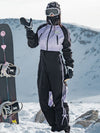 Ensemble salopette et manteau de ski John Snow Nordic Chic taille haute pour femme