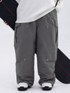 Pantalon de ski ample freestyle à genoux doubles pour femme