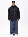 Ensemble veste de ski et pantalon ample Streetstorm pour homme, idéal pour le ski nocturne et les activités nautiques.