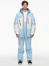 Veste de ski thermique et salopette pour homme, style explorateur de montagne en pleine nature