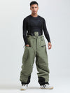 Salopette de ski cargo multifonctionnelle Gsou Snow pour femme, résistante et durable.