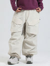 Pantalon de ski ample Gsou Snow Urban Slope pour femme, avec genoux et poches cargo.