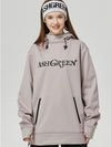 Sweat à capuche ArcticTech Mountain Snow vert cendré pour femme
