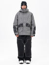 Ensemble de ski Chillform pour homme, camouflage réfléchissant – Veste Glow Trail et pantalon de ski ample Freerider