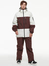 Veste de ski thermique et salopette pour homme, style explorateur de montagne en pleine nature