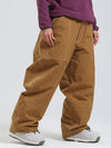 Women's Gsou Snow Mountain Freerider Freestyle Loose Snowboard Pants