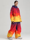 Combinaisons de ski amples Gsou Snow pour femmes, style montagne durable