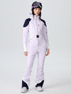 Combinaison de ski élégante et extensible à style rétro Searipe pour femme