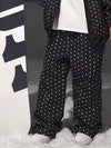Pantalon de ski freestyle à pois et étoiles pour femme