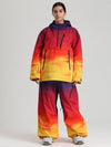Combinaisons de ski amples Gsou Snow pour femmes, style montagne durable