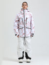 Combinaison de ski multifonctionnelle Gsou Snow pour femme, résistante et performante.