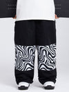 Pantalon de neige cargo réfléchissant pour homme, motif stylé, toutes saisons