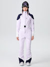 Combinaison de ski élégante et extensible à style rétro Searipe pour femme