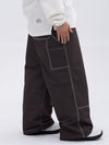 Pantalon de ski ample style urbain pour femme