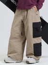 Women's Gsou Snow Powder Chaser Loose and Oversized Snowboard Pants