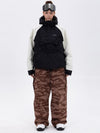 Ensemble veste bomber et pantalon ample pour femme, motif camouflage montagne freestyle