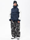 Ensemble veste bomber et pantalon ample pour homme, motif camouflage montagne freestyle