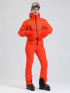 Combinaison de ski Alpine Luxe DownTop doublée polaire pour femme, style glamour hivernal