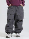 Pantalon de ski ample Gsou Snow Urban Slope pour femme, avec genoux et poches cargo.