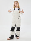 Salopette de ski imperméable et isolante avec genouillères réfléchissantes pour filles
