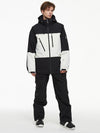 Veste de ski thermique et salopette pour homme, style explorateur de montagne en pleine nature