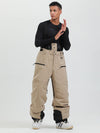 Salopette de ski cargo multifonctionnelle Gsou Snow pour femme, résistante et durable.