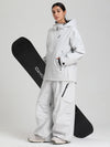 Combinaisons de ski amples Gsou Snow pour femmes, style montagne durable