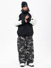 Ensemble veste bomber et pantalon ample pour homme, motif camouflage montagne freestyle