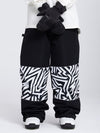 Pantalon de ski cargo ample Freestyle pour homme avec empiècements réfléchissants aux genoux