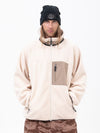 Veste polaire chaude zippée intégrale en fausse fourrure sherpa pour homme, idéale pour la montagne