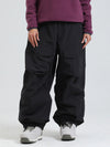 Pantalon de ski ample Gsou Snow Urban Slope pour femme, avec genoux et poches cargo.