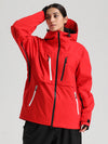 Veste de ski cargo fonctionnelle et résistante Gsou Snow pour femme, idéale pour la montagne.
