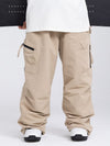 Pantalon de ski ample pour homme, style expédition en montagne, avec poches cargo latérales