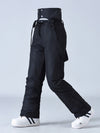 Salopette de ski SnowPeak StormGuard pour femme, isolée et résistante aux intempéries.