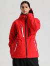Veste de ski cargo fonctionnelle et résistante Gsou Snow pour femme, idéale pour la montagne.