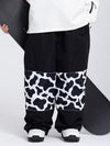 Pantalon de ski cargo ample Freestyle pour femme avec empiècements réfléchissants aux genoux