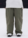 Pantalon de ski ample de style freestyle à double genou pour homme