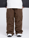 Pantalon de ski ample Mountain Chill pour femme avec 2 poches cargo stylées