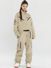 Combinaison de ski cargo ample Nandn Mountain pour femme