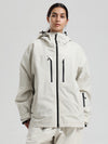 Veste de ski Gsou Snow pour femme, résistante, isolée et coupe-vent, type Mountain Pro.