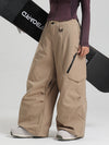 Pantalon de neige ample et fonctionnel Gsou Snow pour femme, résistant et urbain