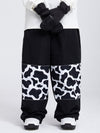 Pantalon de ski cargo ample Freestyle pour homme avec empiècements réfléchissants aux genoux