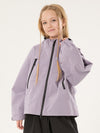 Veste de ski imperméable thermique à capuche oreilles de lapin pour filles