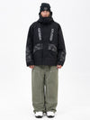 Ensemble de ski Chillform pour homme, camouflage réfléchissant – Veste Glow Trail et pantalon de ski ample Freerider