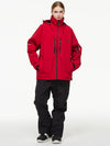 Combinaisons de ski thermiques coupe-vent Arctic Queen Mountain pour femmes avec salopette