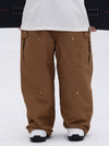 Pantalon de ski ample de style freestyle à double genou pour homme