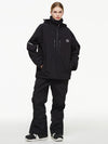 Combinaisons de ski thermiques coupe-vent Arctic Queen Mountain pour femmes avec salopette