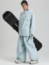 Combinaisons de ski amples Gsou Snow pour femmes, style montagne durable