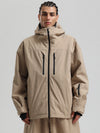 Veste de ski Gsou Snow pour homme, résistante, isolée et coupe-vent, style montagne.